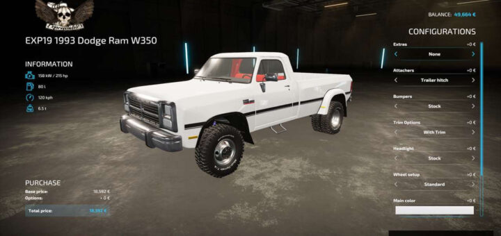 EXP19 1993 Dodge Ram W350
