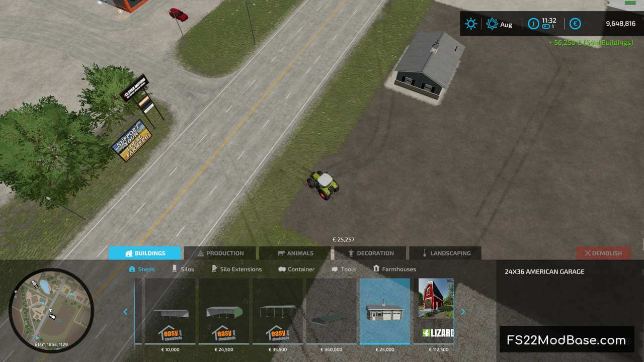 24x36 American Garage