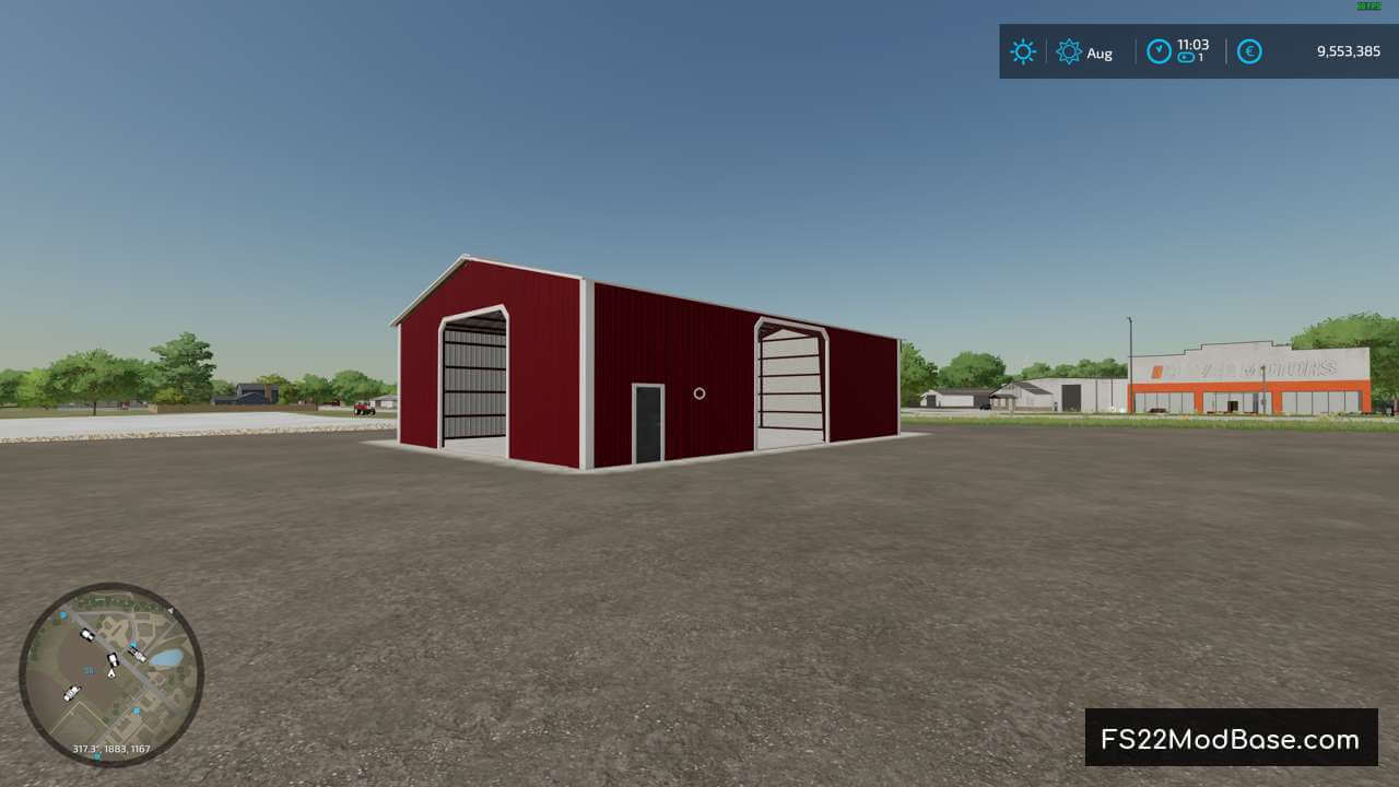 40x60 Steel Shed