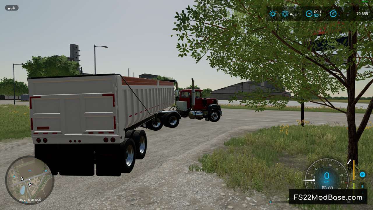 1973 Fruehauf Dump Trailer