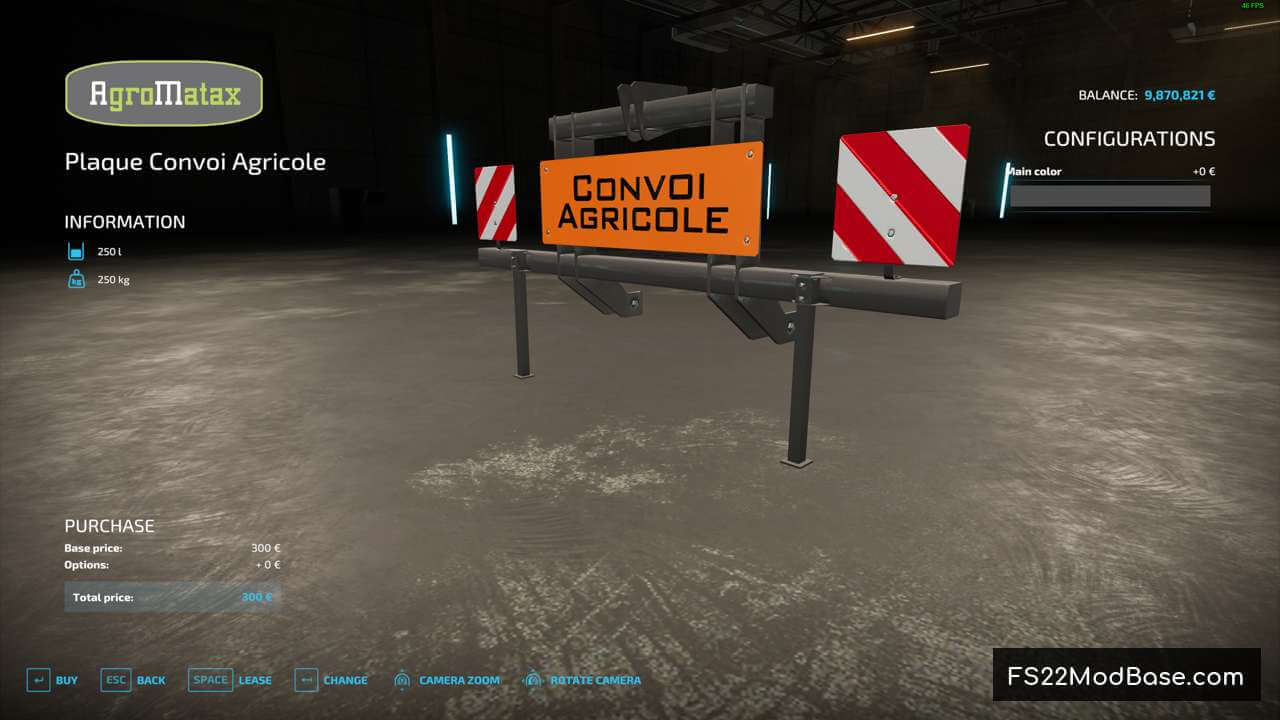 Plaque Convoi