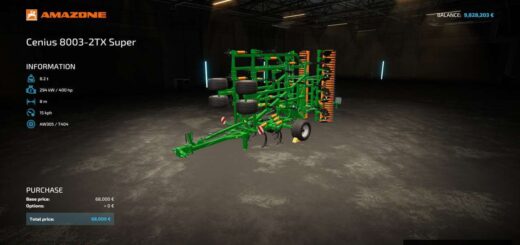 Amazone Cenius 8003-2TX Super