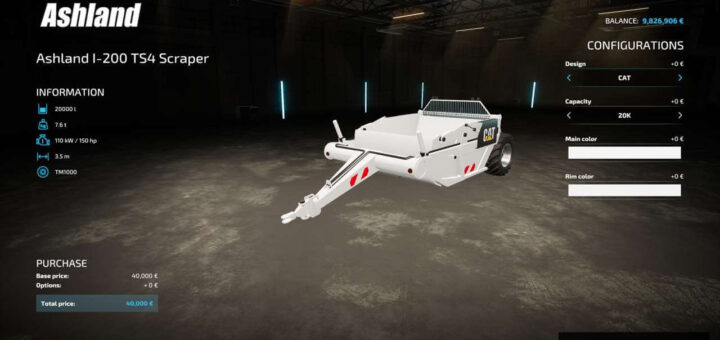 Ashland I-200 TS4 Scraper