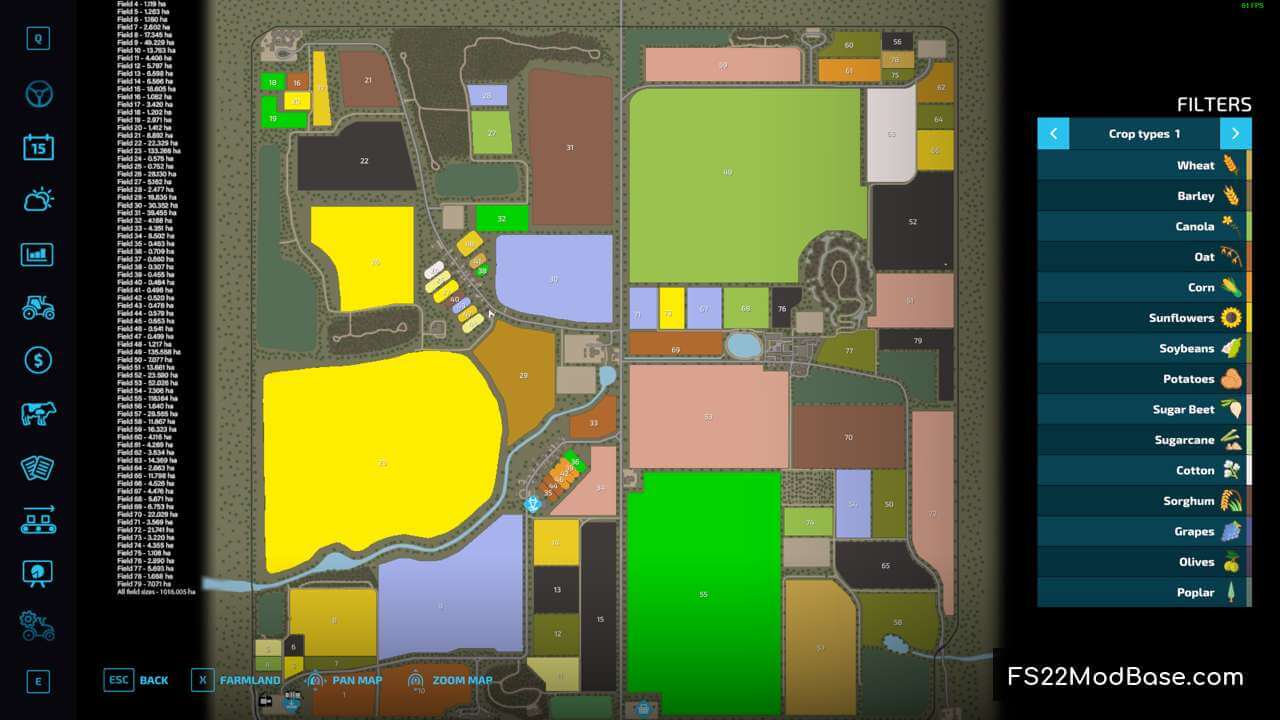 Agricultural land