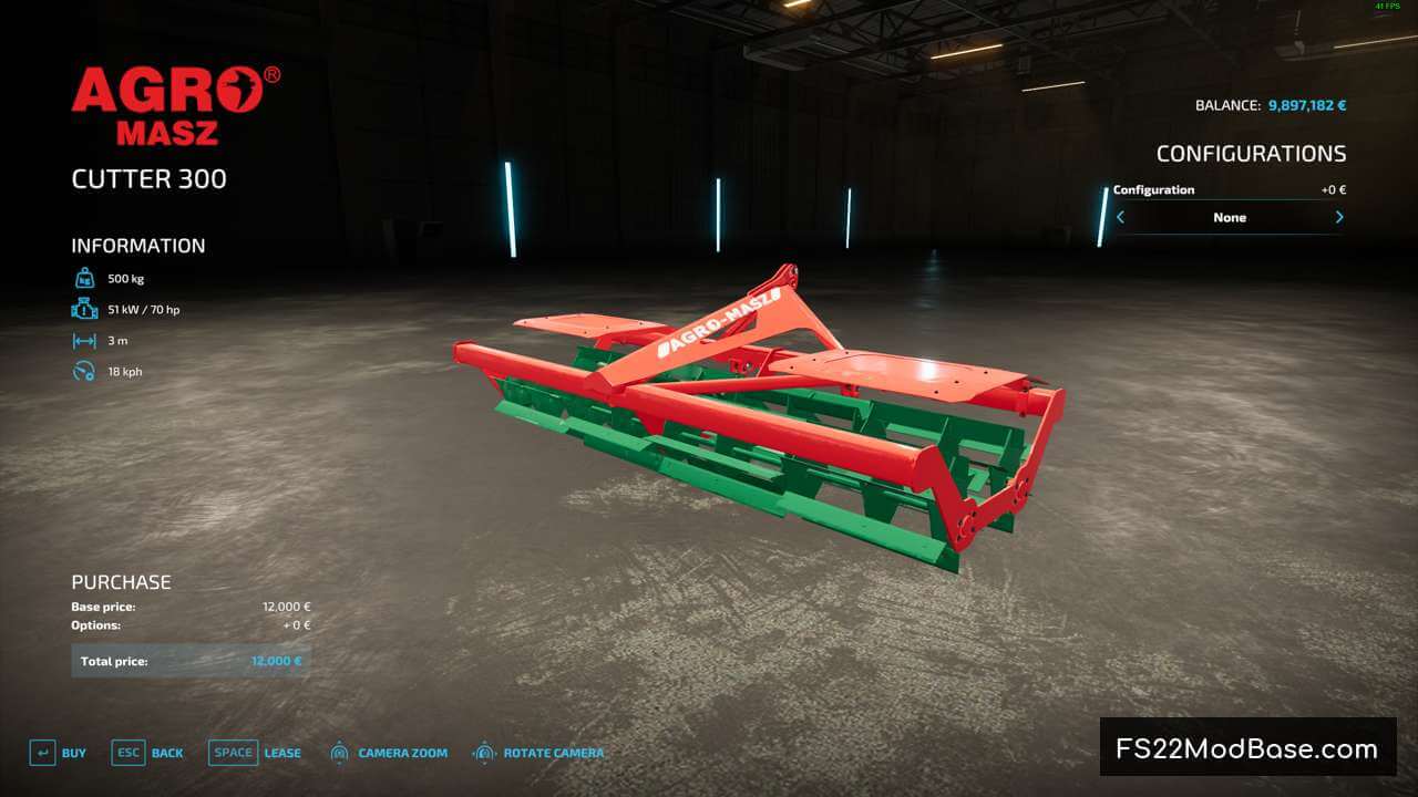 AgroMasz Cutter 300