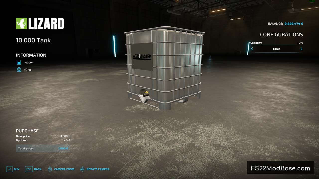 10,000 Tank