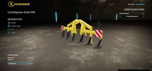 Agrisem Combiplow Gold 4M (Pflug)