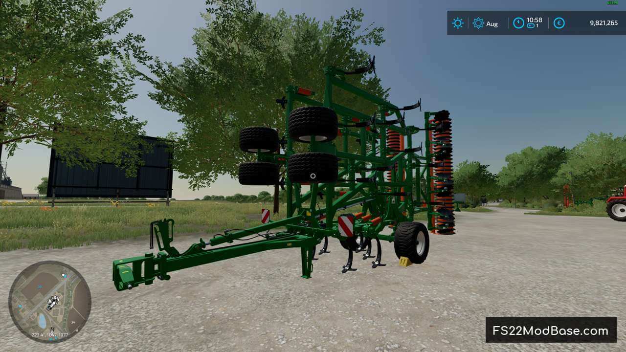 Amazone Cenius 8003-2TX Super mulcher plow cultivator