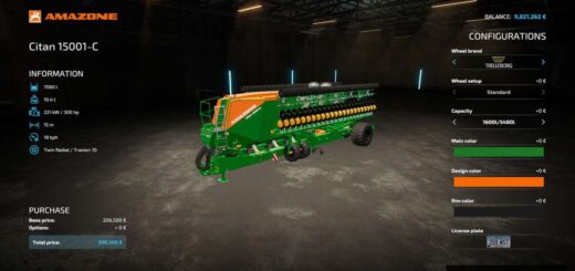 Amazone Citan 15001-C direct-drill
