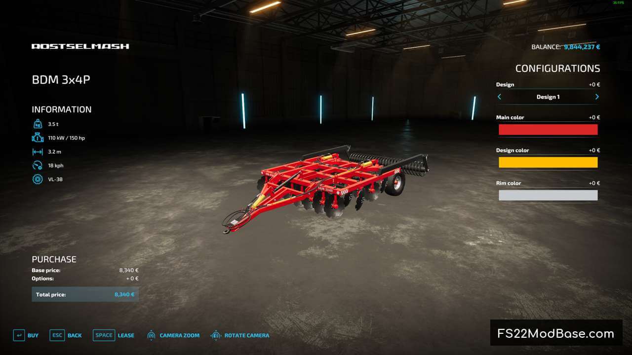 BDM 3x4P