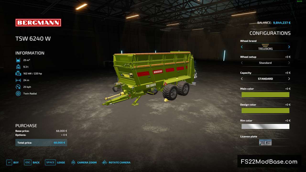 TSW 6240 W