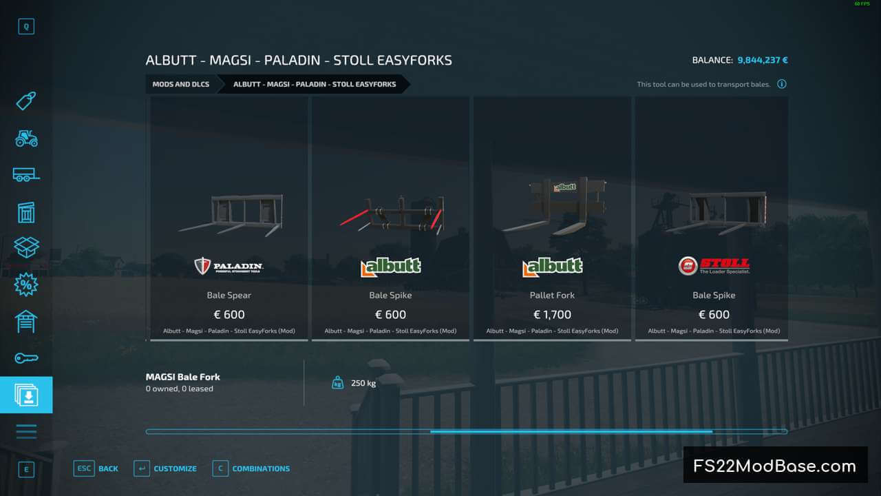 Albutt - Magsi - Paladin - Stoll EasyForks