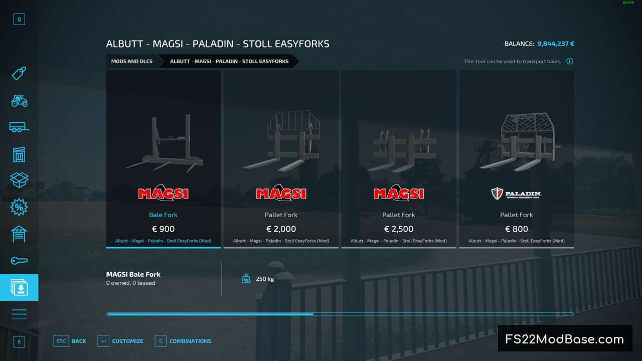 Albutt - Magsi - Paladin - Stoll EasyForks