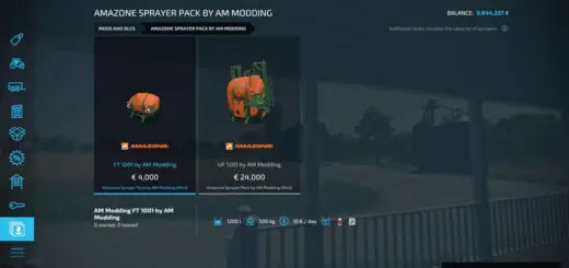 Amazone Sprayer Pack by AM Modding