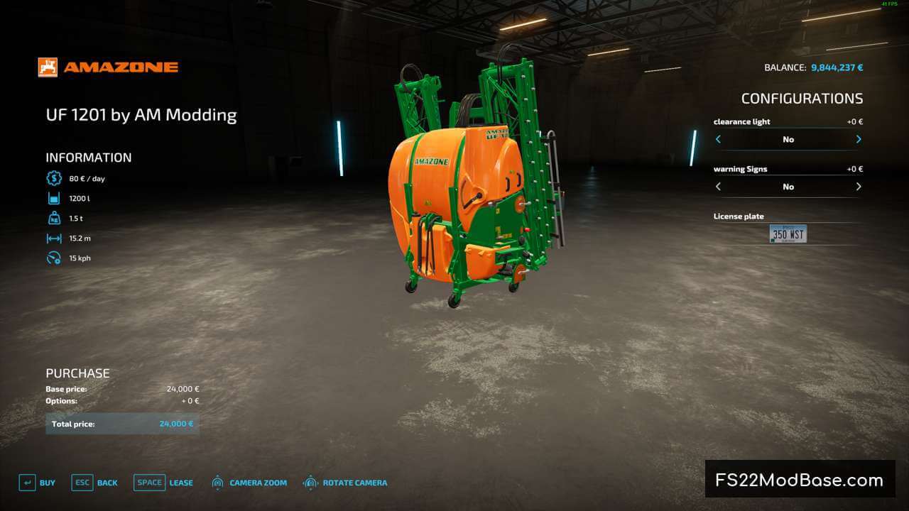 Amazone Sprayer Pack by AM Modding