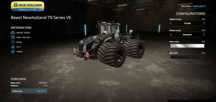 Beast Newholland T9 Series VE