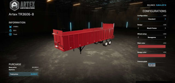 Artex TR3606-8