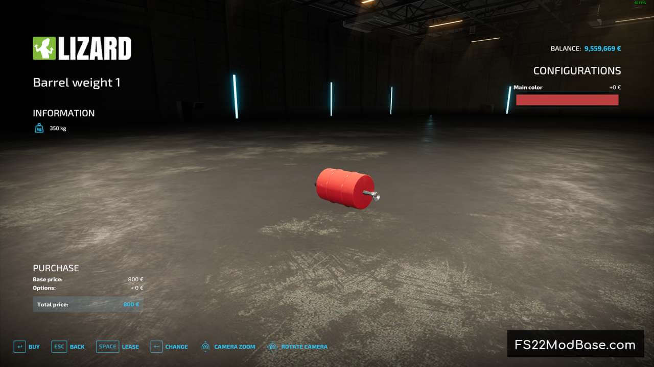 Barrel Weights Pack