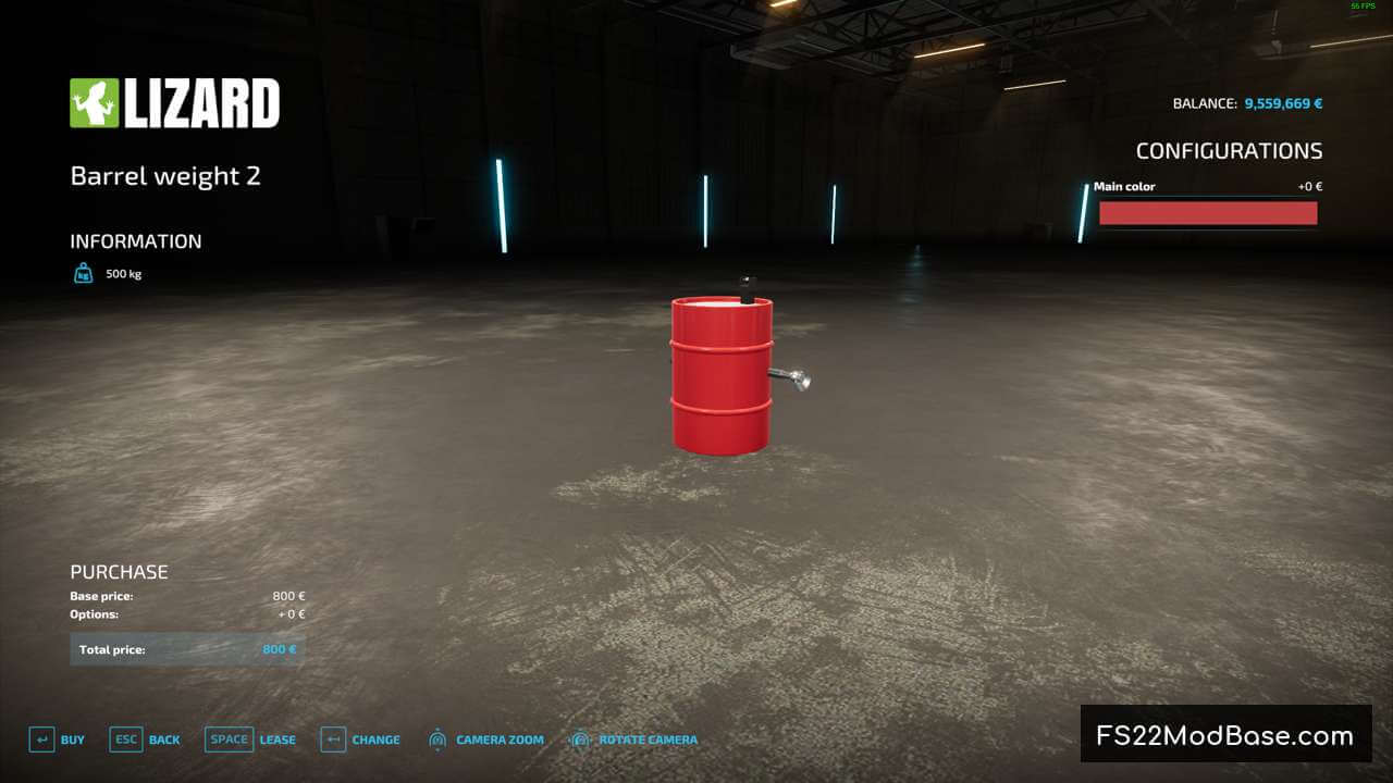 Barrel Weights Pack