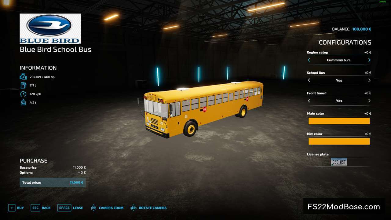Blue Bird School Bus