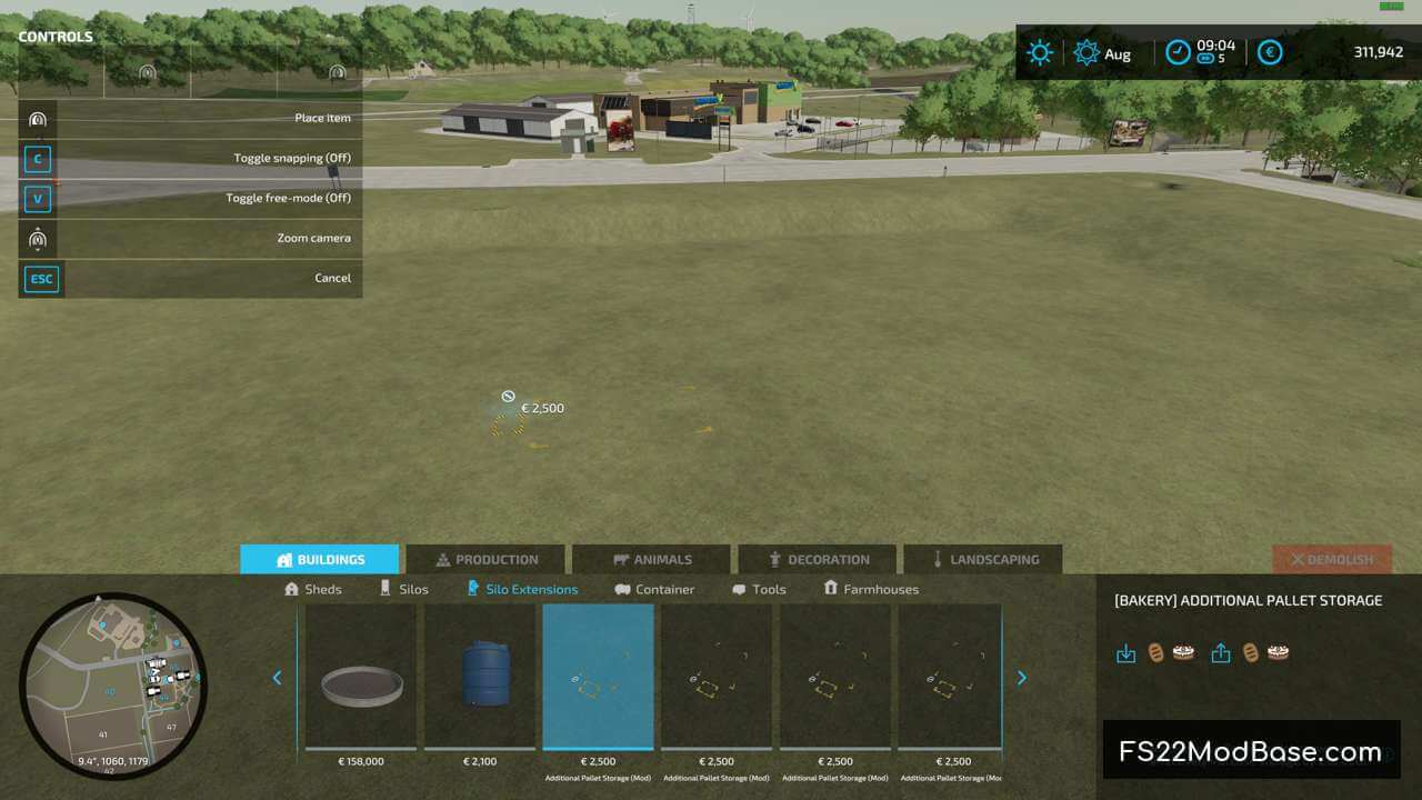 Additional Pallet Storage