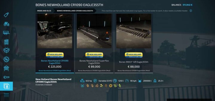Bones NewHolland CR1090 Eagle355th