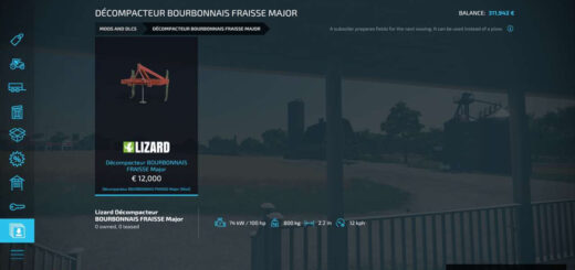 Décompacteur BOURBONNAIS FRAISSE Major