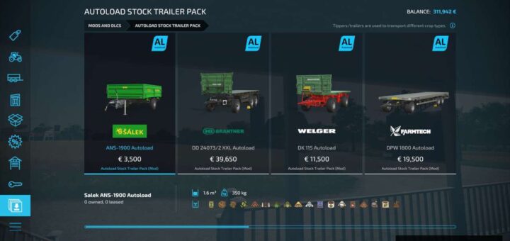 Autoload Stock Trailer Pack