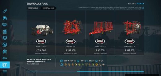 BOURGAULT Pack
