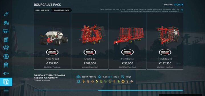 BOURGAULT Pack