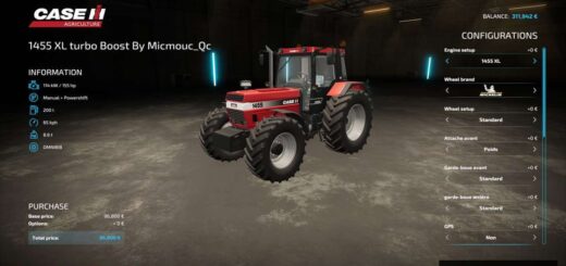 Case IH 1455 XL turbo Boost By Micmouc_Qc