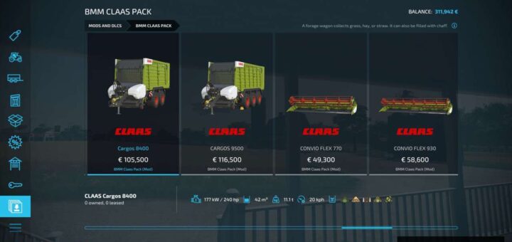 BMM Claas Pack