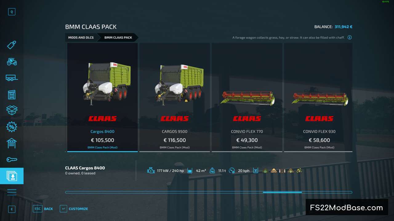 BMM Claas Pack