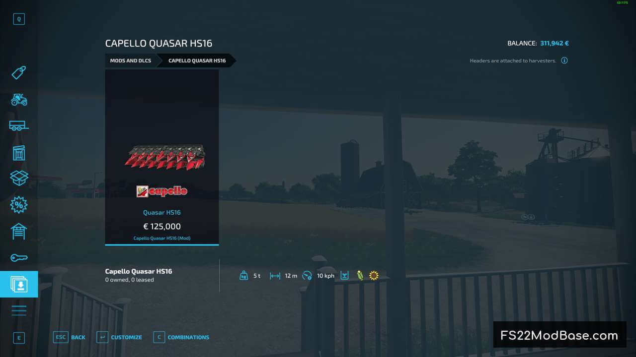 Capello Quasar HS16
