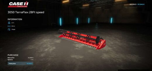 3050 TerraFlex 28Ft speed