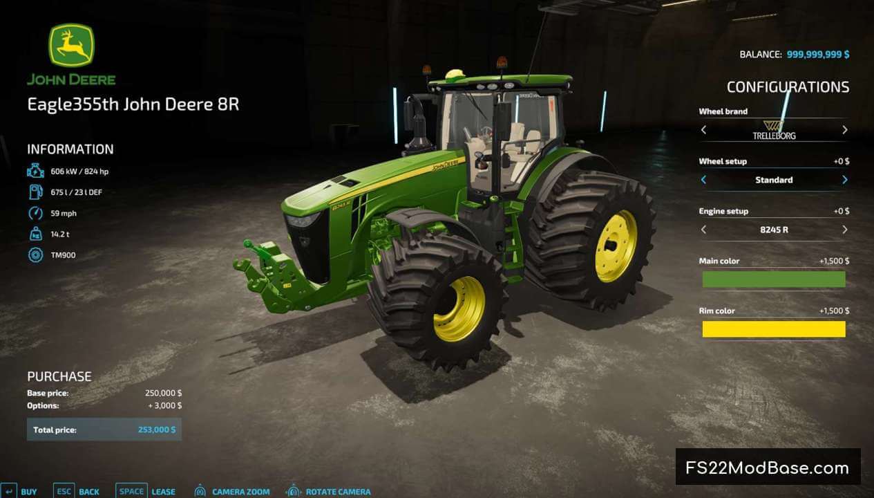 Eagle355th John Deere 8R