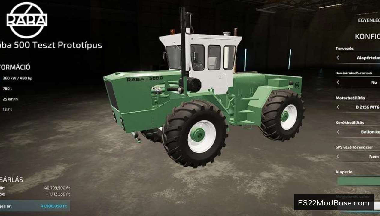 Raba 500 Test Prototype