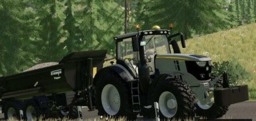 John Deere 6R avec chenilles