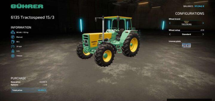 Buehrer 6135 Tractospeed 15/3