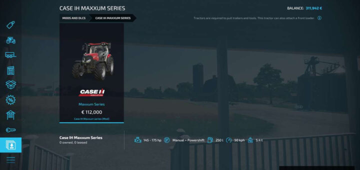 Case IH Maxxum series