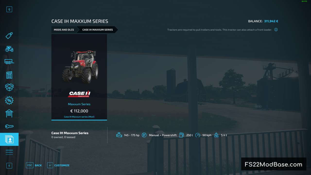 Case IH Maxxum series