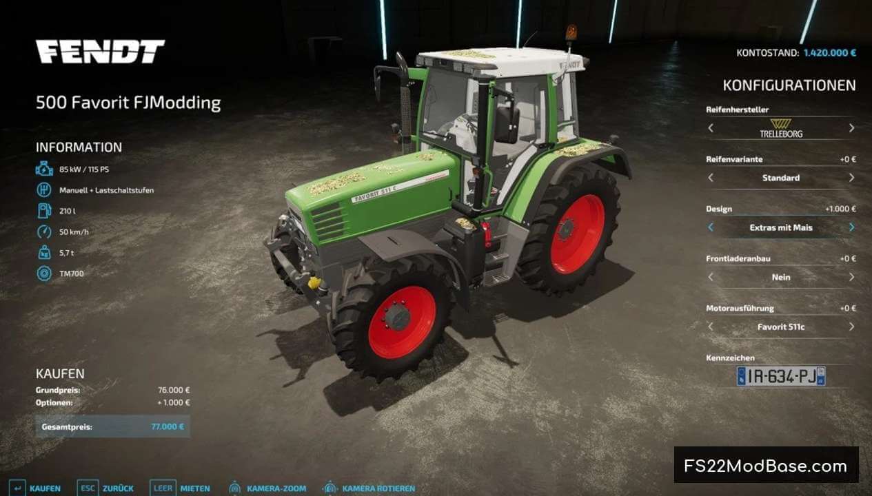 Fendt 500 Favorit FJModding