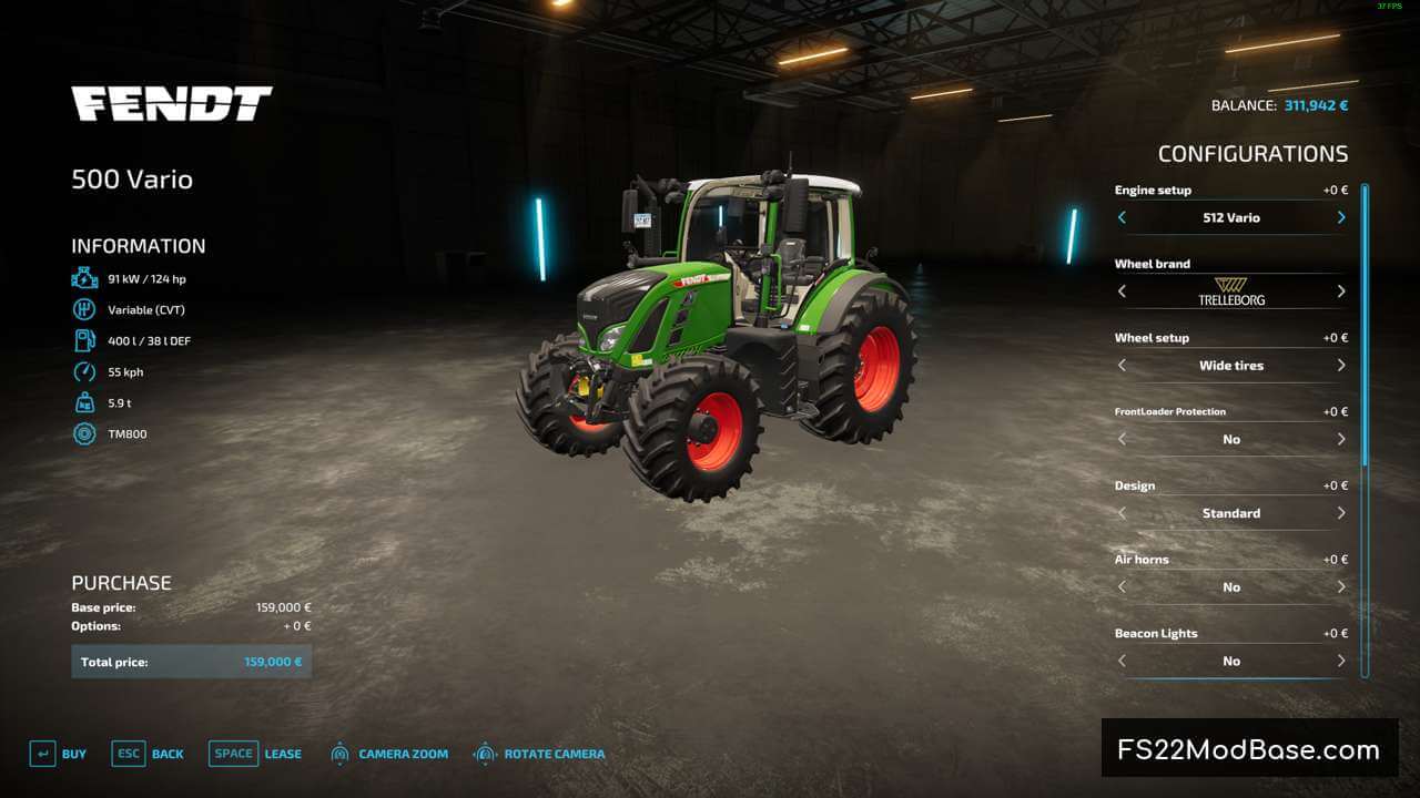 Fendt 500 Vario Gen 3