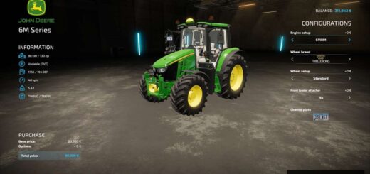 John Deere Series 6M
