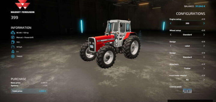 Massey Ferguson 399
