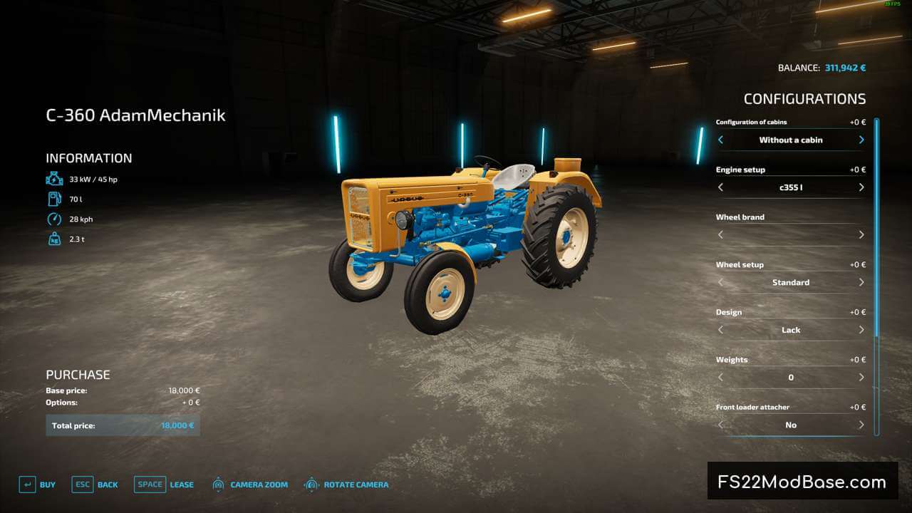 Ursus C360 gruz AdamMechanik