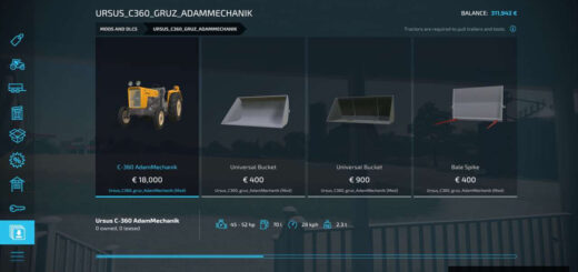 Ursus C360 gruz AdamMechanik