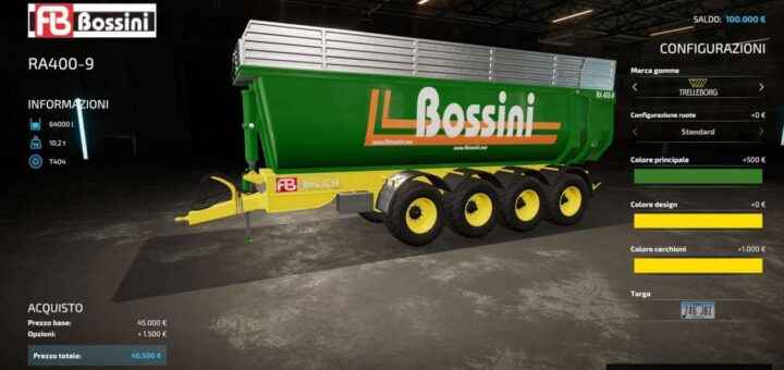 Bossini RA 400-9