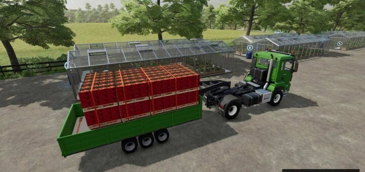 Goose Neck Pallet Trailer Autoload