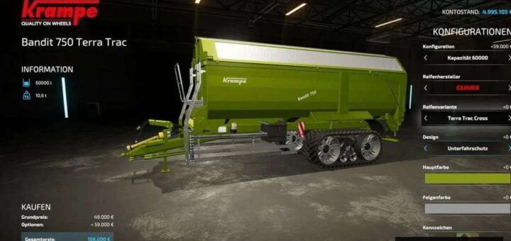 Krampe 750 TerraTrac